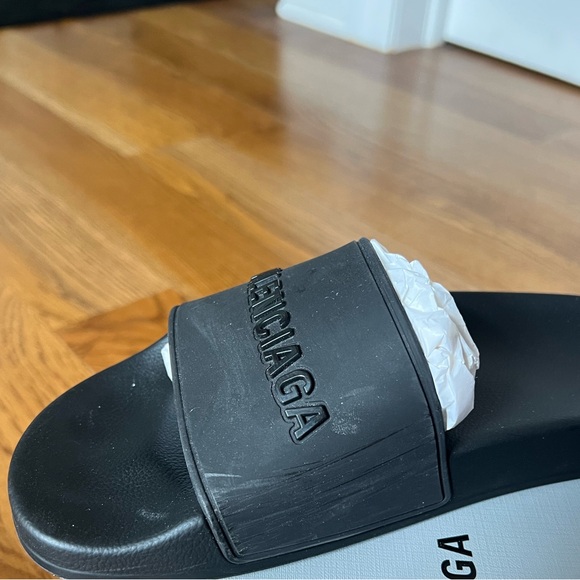 Balenciaga pool logo rubber slides - Picture 10 of 11